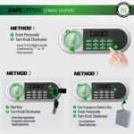 ISLANDSAFE Digital Small Safe Box Electronic Lock - Image 7