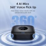 EMEET Conference Speakerphone M0 Plus, 4 AI Mics 360° Voice Pickup - Image 8