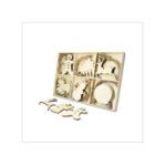 YuQi 30PCS Christmas Tree Wooden Hanging Ornaments Kits