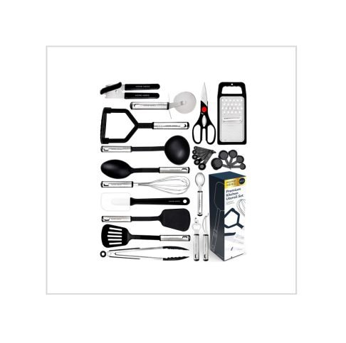 xr:d:DAFk_mMlyvM:48,j:2682286465159449440,t:23060912 Home Hero 25-pcs Kitchen Utensils Set – Nylon & Stainless Steel Cooking Set - Image 1
