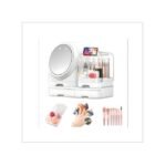 Miss Puff Makeup Organizer with LED Mirror and Fan