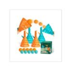 Pop and Catch Ball Game with 10 Balls and 4 Catch Launcher Baskets