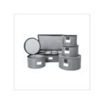 storageLAB China Storage Set, Hard Shell and Stackable, for Dinnerware Storage