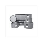 storageLAB China Storage Set, Hard Shell and Stackable, for Dinnerware Storage