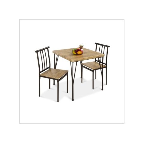 xr:d:DAFk_mMlyvM:178,j:7500012409362704539,t:23061120 est Choice Products 3-Piece Dining Set Modern Dining Table Set - Image 1