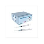 50 Pack 3ml/cc Plastic Syringe with 23Ga, Lab Sample Injection Syringes