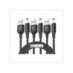 [Apple MFi Certified] iPhone Charger 3Pack 10FT Nylon Braided