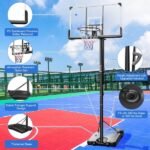 Vitalmeter Basketball Goal Hoop Portable Basketball - Image 2