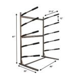 Steves Rack Shack 4 Space Horizontal Surfboard Freestanding - Image 2