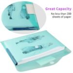 OUTYLTS 11 Pack Plastic Poly Filing Envelopes - Image 2
