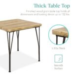 est Choice Products 3-Piece Dining Set Modern Dining Table Set - Image 2