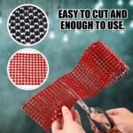 Juexica 2 Yards Sew Stitch on Spike Studs Cone Flatback Spikes for Halloween - Image 3