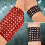 Juexica 2 Yards Sew Stitch on Spike Studs Cone Flatback Spikes for Halloween - Image 5