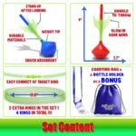 NOMNOM TOYS, Glow in The Dark Lawn Darts Game - Image 4