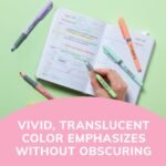 BIC Brite Liner Grip Pastel Highlighter Set, Chisel Tip - Image 4