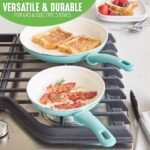 GreenLife Soft Grip Healthy Ceramic Nonstick 16 Piece Kitchen Cookware - Image 4