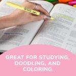 BIC Brite Liner Grip Pastel Highlighter Set, Chisel Tip - Image 5