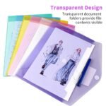OUTYLTS 11 Pack Plastic Poly Filing Envelopes - Image 5