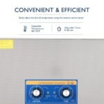 CREWORKS Ultrasonic Cleaner with Heater and Timer - Image 5