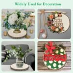 Wood Slices 6 Pcs Wood Rounds 10″-12 Inch - Image 6