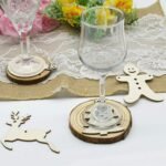 YuQi 30PCS Christmas Tree Wooden Hanging Ornaments Kits - Image 7