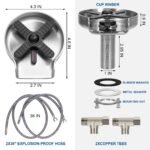 ZUOBOLA Kitchen Sink Glass Rinser – Adjustable Water Temperature 360° - Image 7