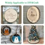 Wood Slices 6 Pcs Wood Rounds 10″-12 Inch - Image 7