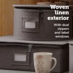 storageLAB China Storage Set, Hard Shell and Stackable, for Dinnerware Storage - Image 3