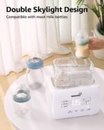 Baby Bottle Warmer, Grownsy 8-in-1 Fast Milk Warmer with - Image 4