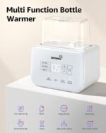 Baby Bottle Warmer, Grownsy 8-in-1 Fast Milk Warmer with - Image 7