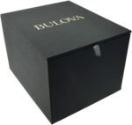 Bulova Men’s Classic 3-Hand Quartz Black Leather Strap Watch - Image 2