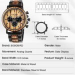 BOBO BIRD Wooden Mens Watches Stylish Wood - Image 3