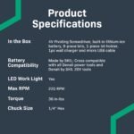 Denali by SKIL 4V Cordless Pivoting Screwdriver with10-Piece Bit Set - Image 5