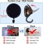 YSSILADI Suction Cup Hooks Heavy Duty Vacuum Suction - Image 4
