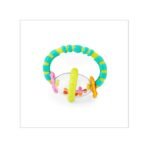 Bright Starts Grab and Spin Baby Rattle and BPA-free Teether Toy
