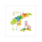 Sumobaby Infant Baby Musical Stuffed Animal Activity Soft Toys with Teether